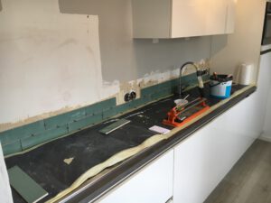 Keuken betegeld