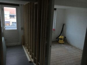 Wand geplaatst