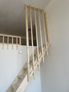 Trap en hoogslaper randafwerking