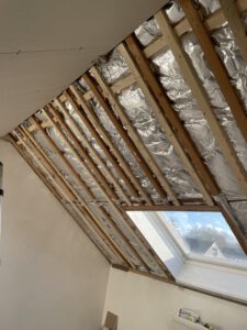 Zolder isolatie aangebracht